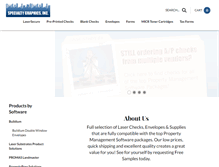 Tablet Screenshot of checksnforms.com